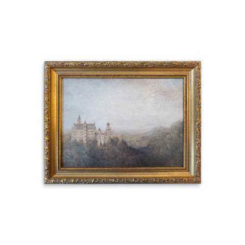 oelmalerei Schloss Neuschwanstein 01